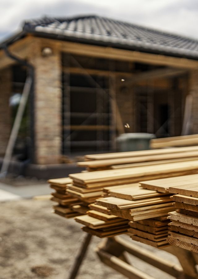 A worker on a construction site